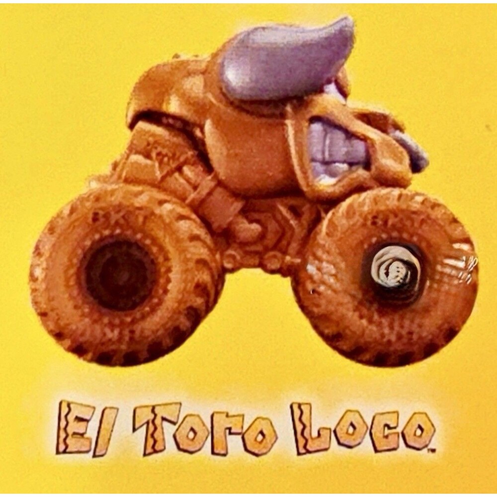 Monster Jam Series 20 Mini Gold El Toro Loco Monster Truck #544 Rare Chase